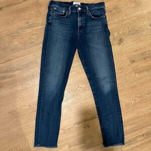 Agolde Dark Blue Ankle Jeans